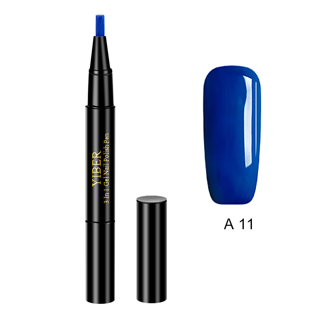 3 In 1 Gel Nail Varnish Pen Glitter One Step Nail Art Gel Polish Hybrid 3 In 1 Gel Nail Varnish Pen Glitter One Step Nail Art Gel Polish Hybrid